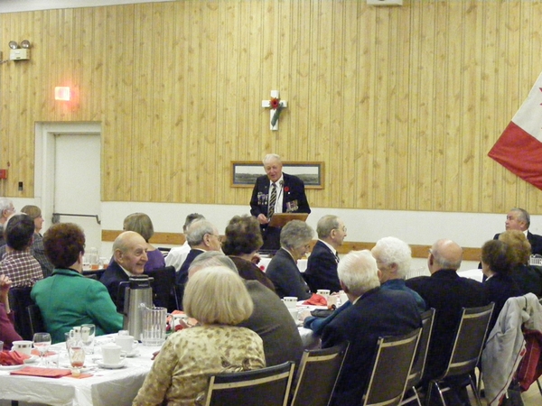 The evenings main speaker, Comrade John Miller.